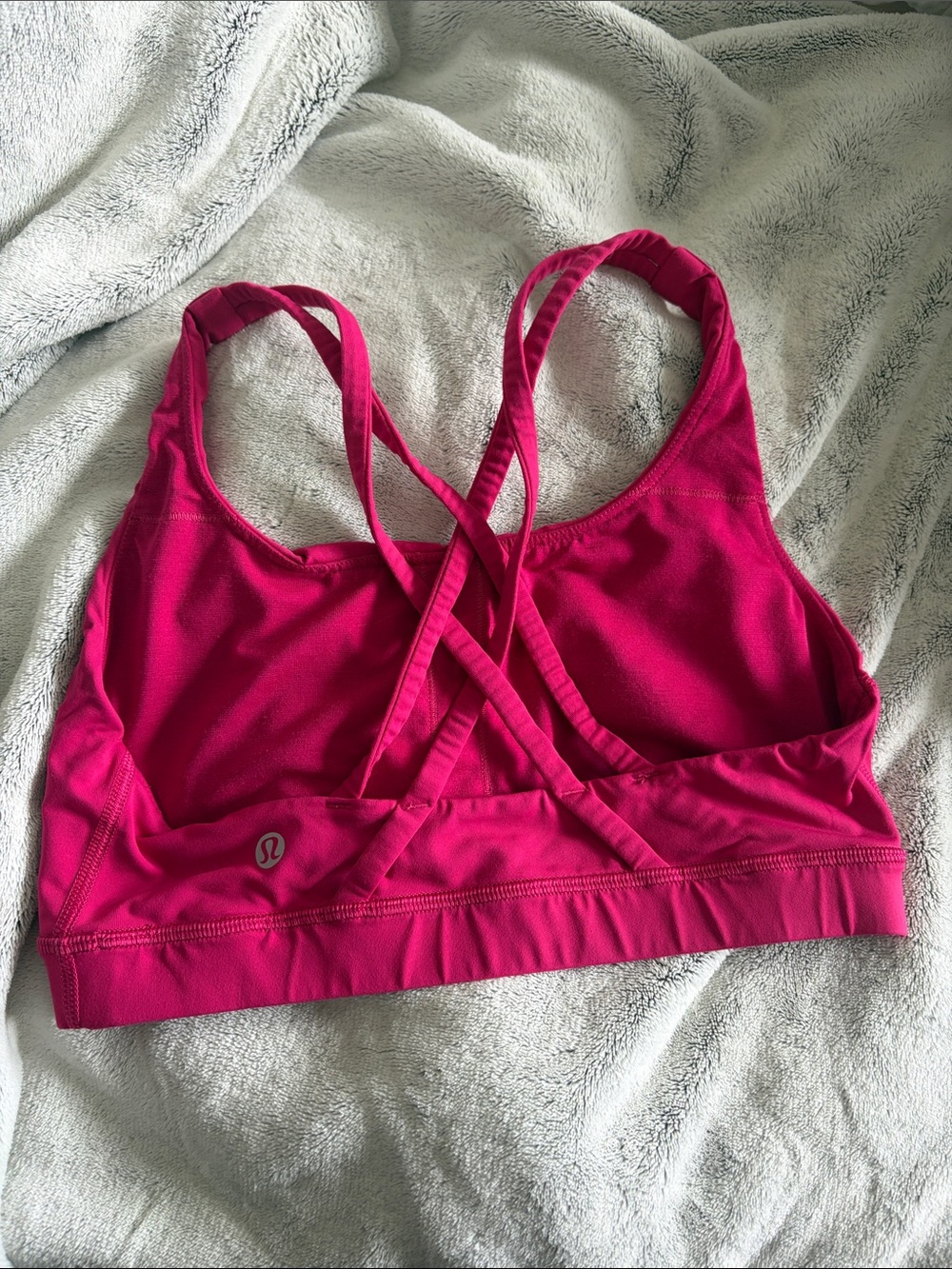 lululemon athletica  Fuchsia Crossback Strappy energy Sports Bra